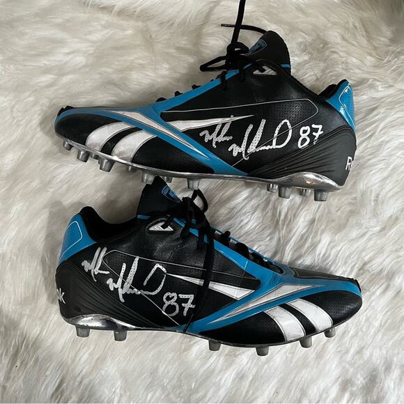 Carolina Panthers MUHSIN MUHAMMAD 87 Signed Reebok NFL Equipment Football Cleats main image 9